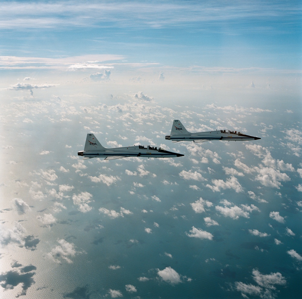 John Glenn's T-38 flight