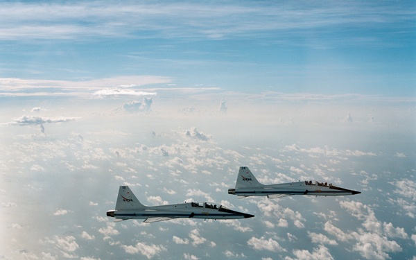 John Glenn's T-38 flight
