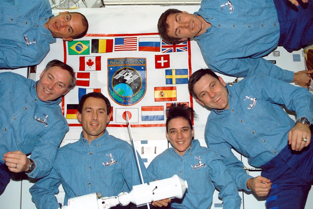 STS-88 in-flight crew portrait