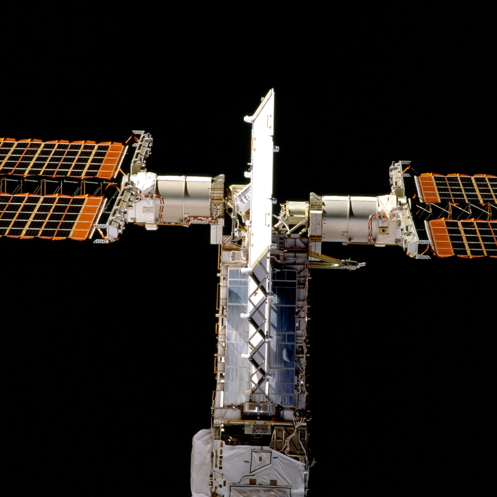 ISS during rendezvous