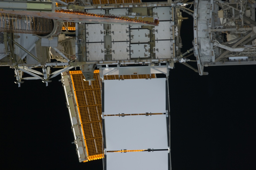 ISS during arrival of STS-127 Space Shuttle Endeavour