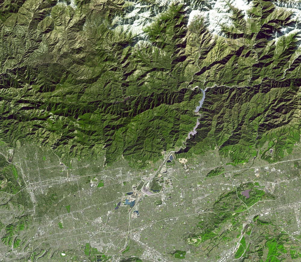 San Gabriel River Flood Control: Image of the Day