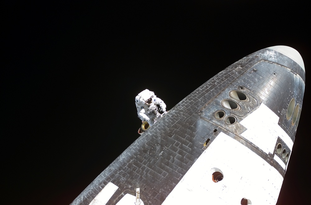 Robinson during EVA 3