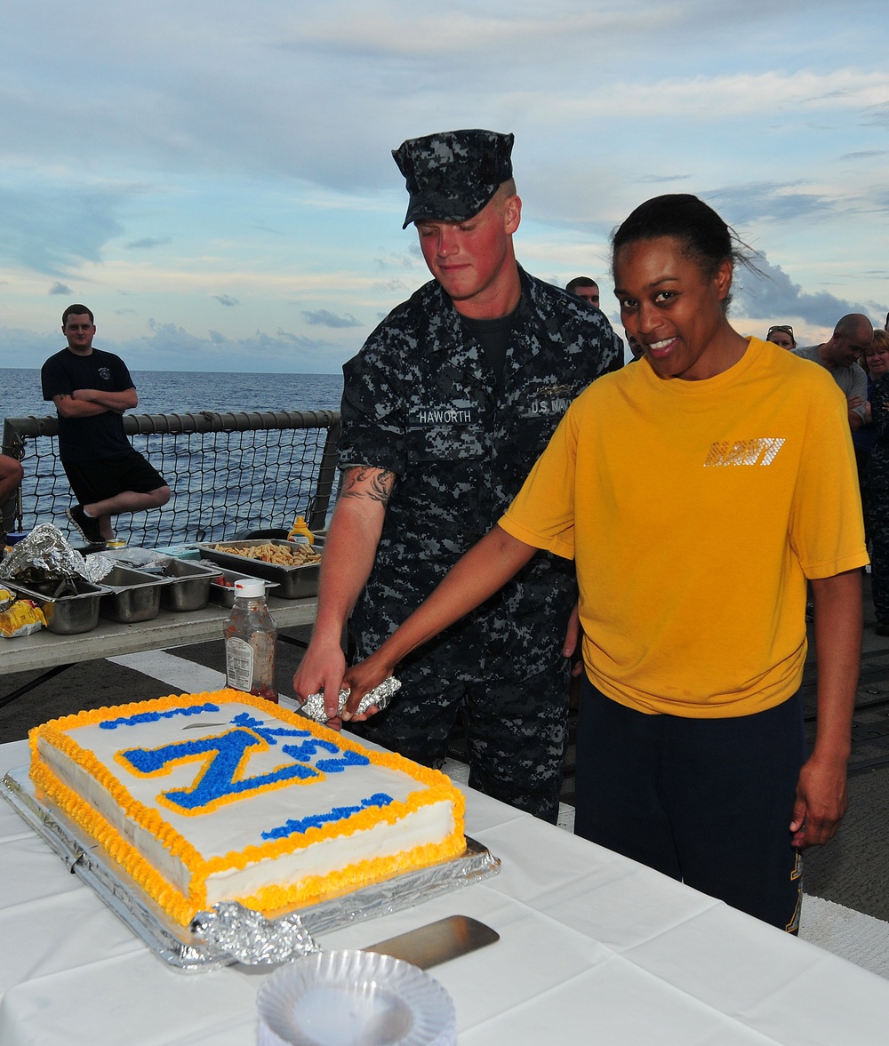 USS Underwood action