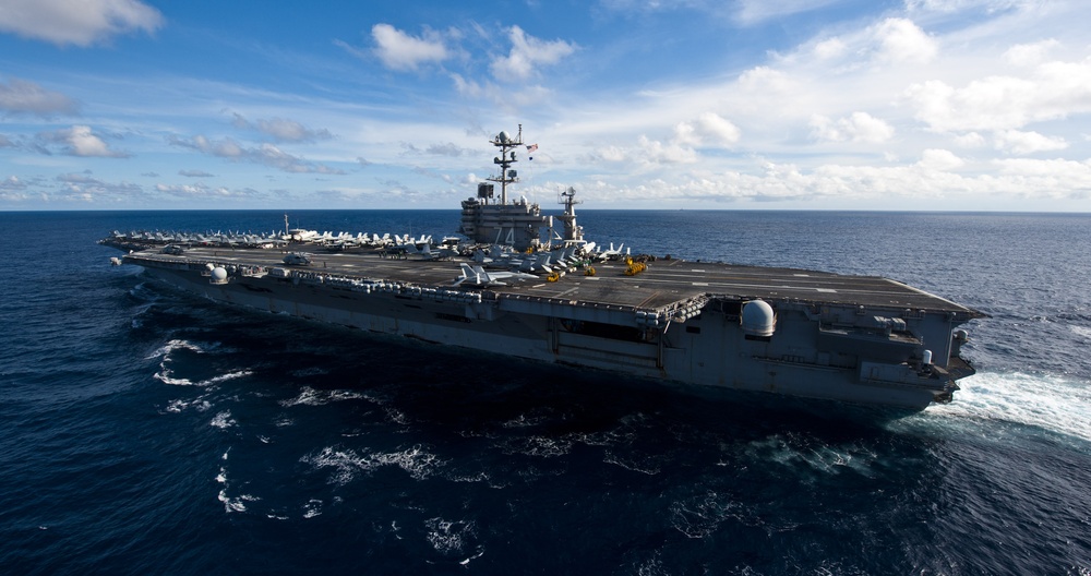 USS John C. Stennis transits Andaman Sea