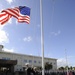 Sailors raise flag at NAF Misawa