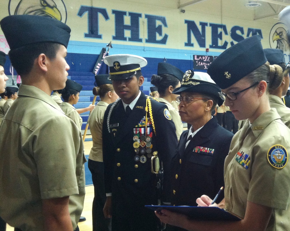 Hilton Head Island High School NJROTC annual inspection