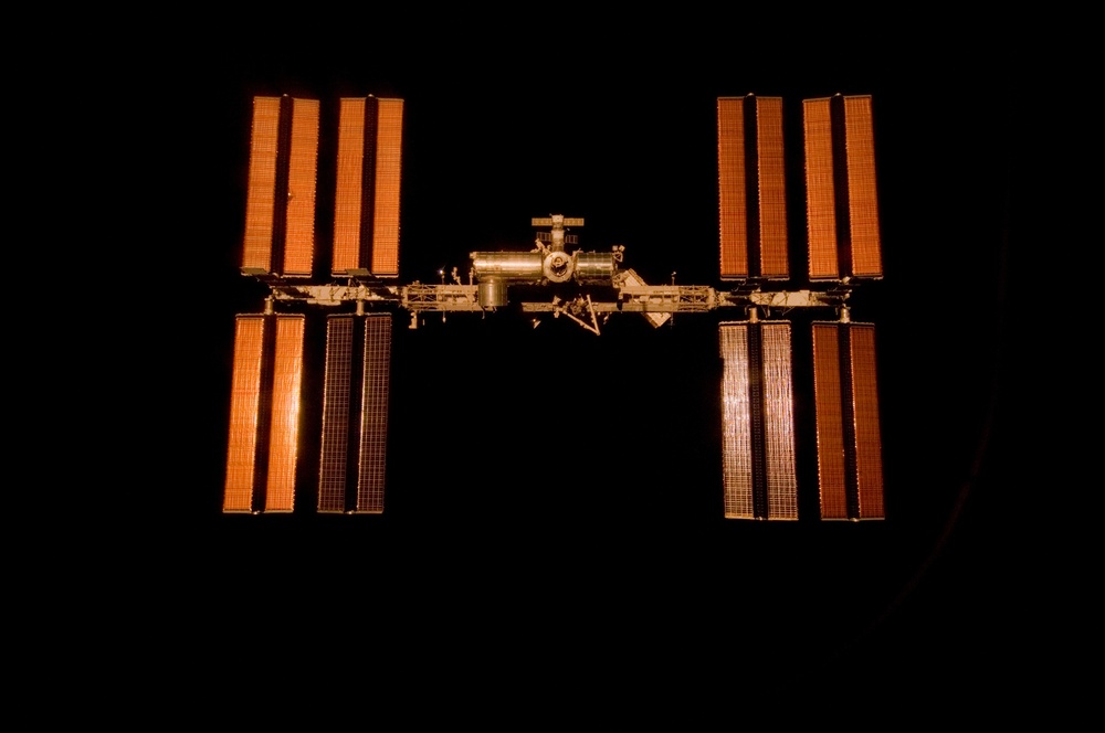 ISS Flyaround views from STS-119