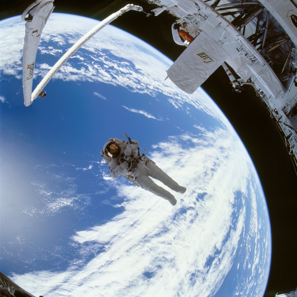 SAFER, DTO 661, being tested during an Extravehicular Activity (EVA)