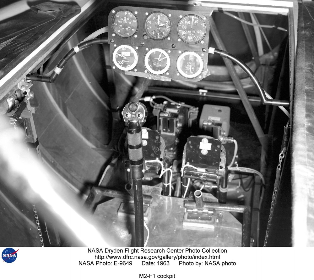 M2-F1 cockpit