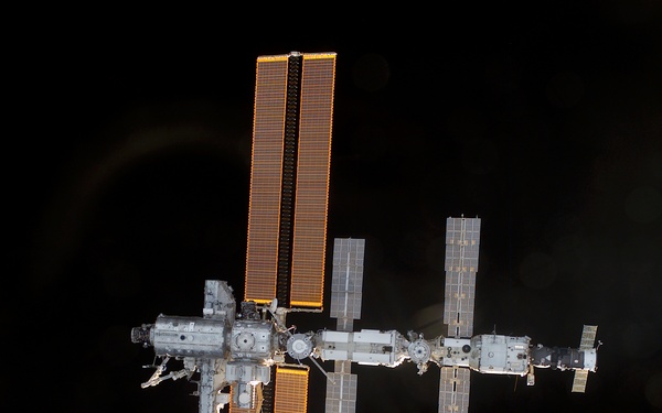 Flyaround view of ISS nadir sides