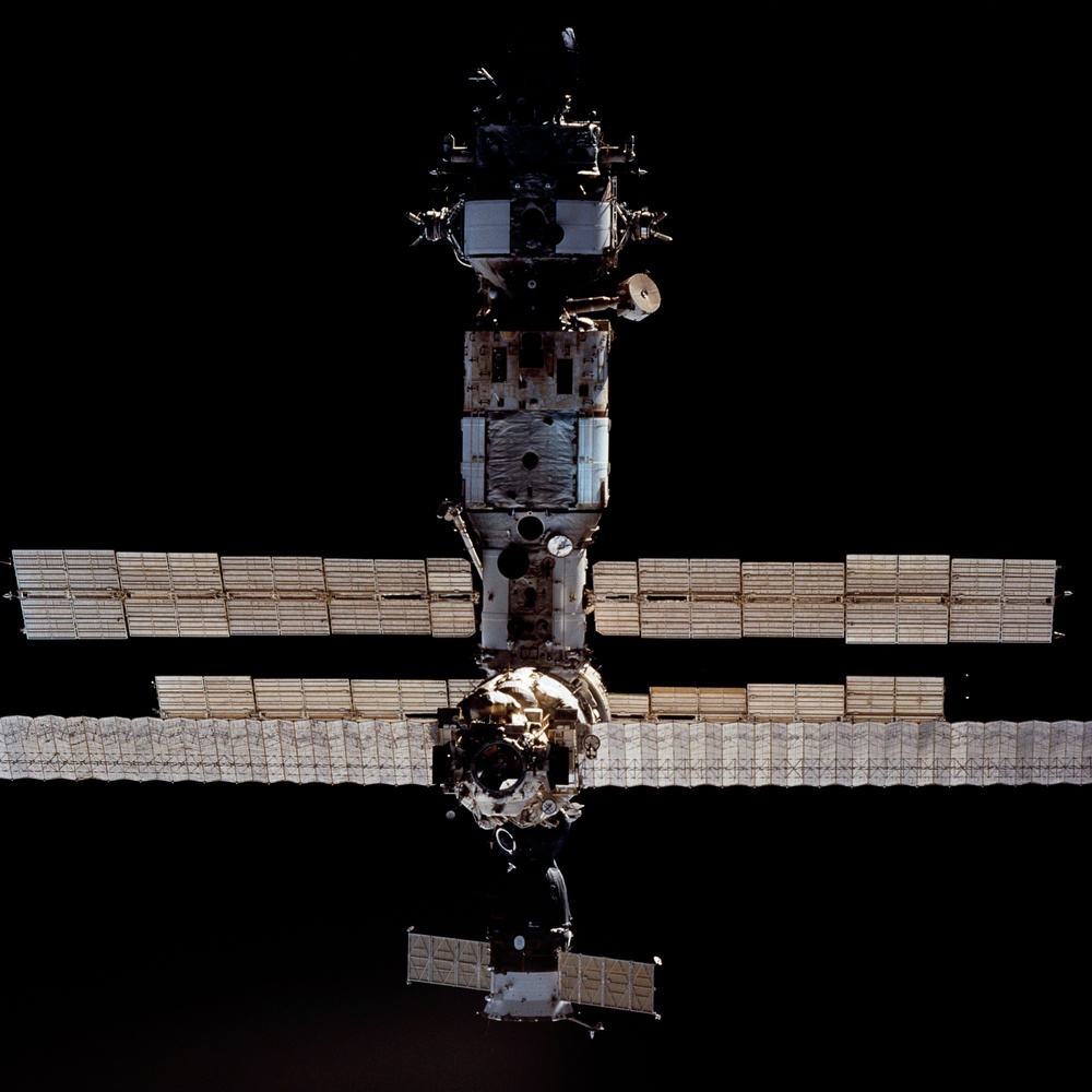 Mir Space Station viewed from STS-63
