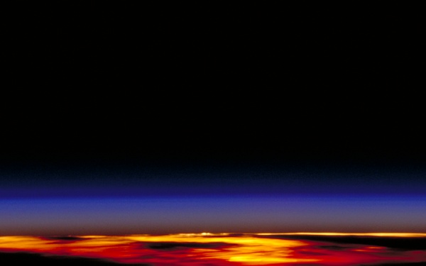 Sunrise as seen during STS-88 mission