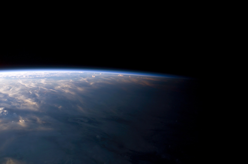 Earth's limb / terminator as seen during STS-107