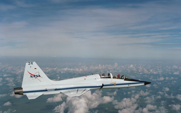 John Glenn's T-38 flight