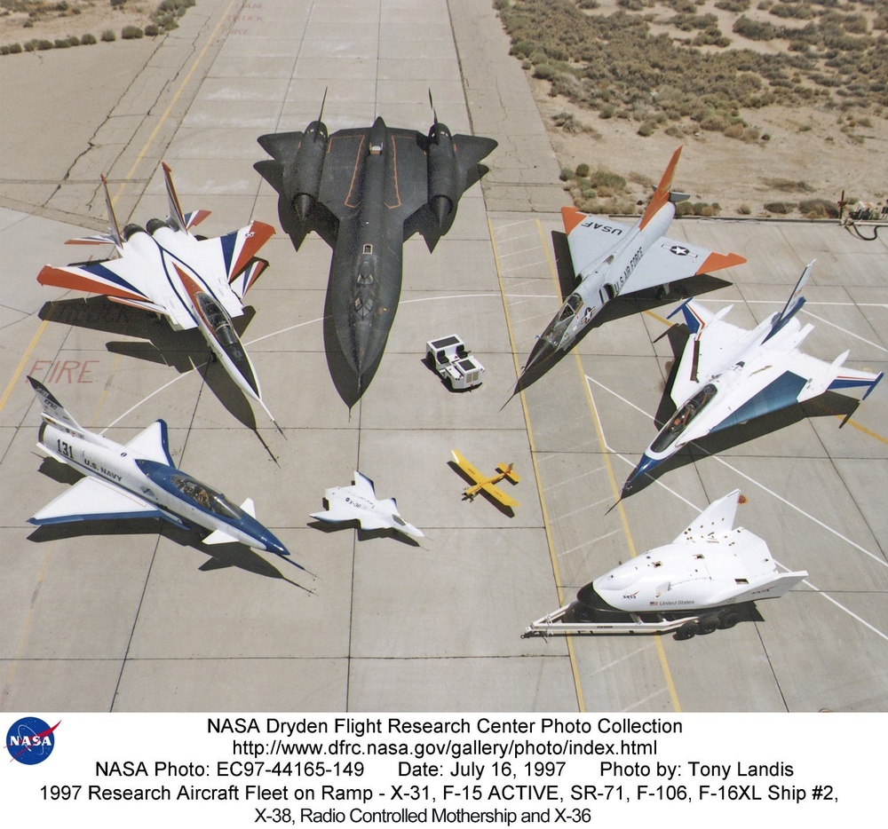 DVIDS - Images - Dryden 1997 Research Aircraft Fleet on Ramp - X