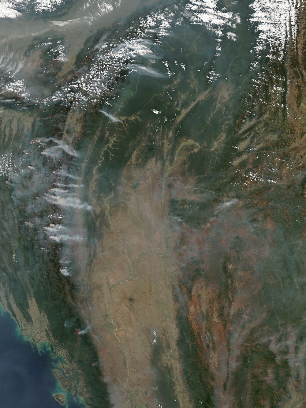 Fires in South Asia: Natural Hazards