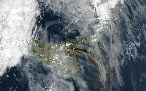 Eruption of Sicily's Mt. Etna: Natural Hazards