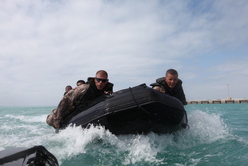 Marines conquer White Beach waters