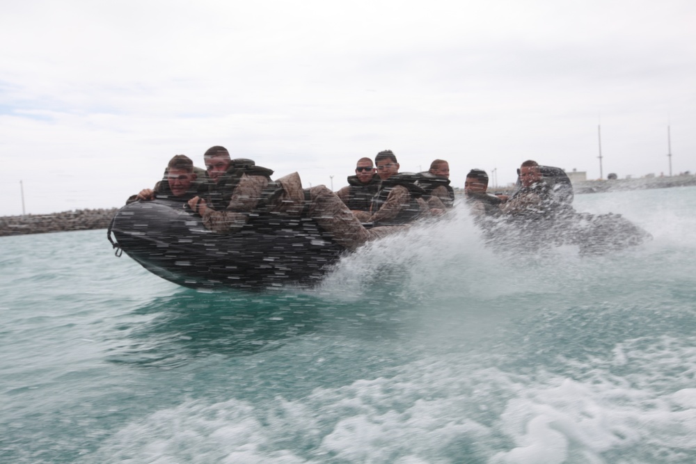 Marines conquer White Beach waters