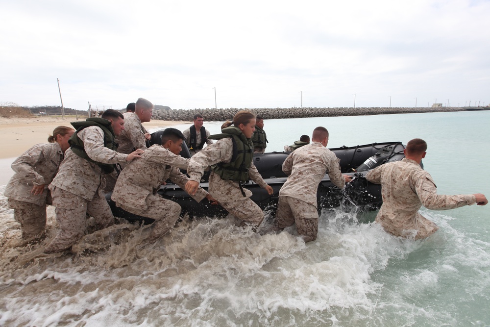 Marines conquer White Beach waters