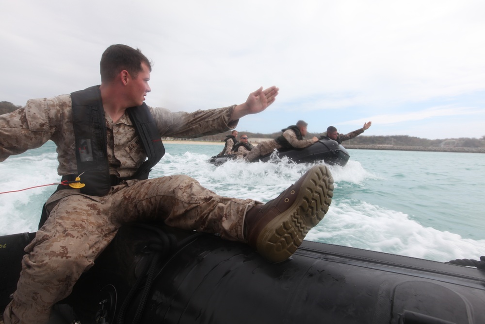 Marines conquer White Beach waters