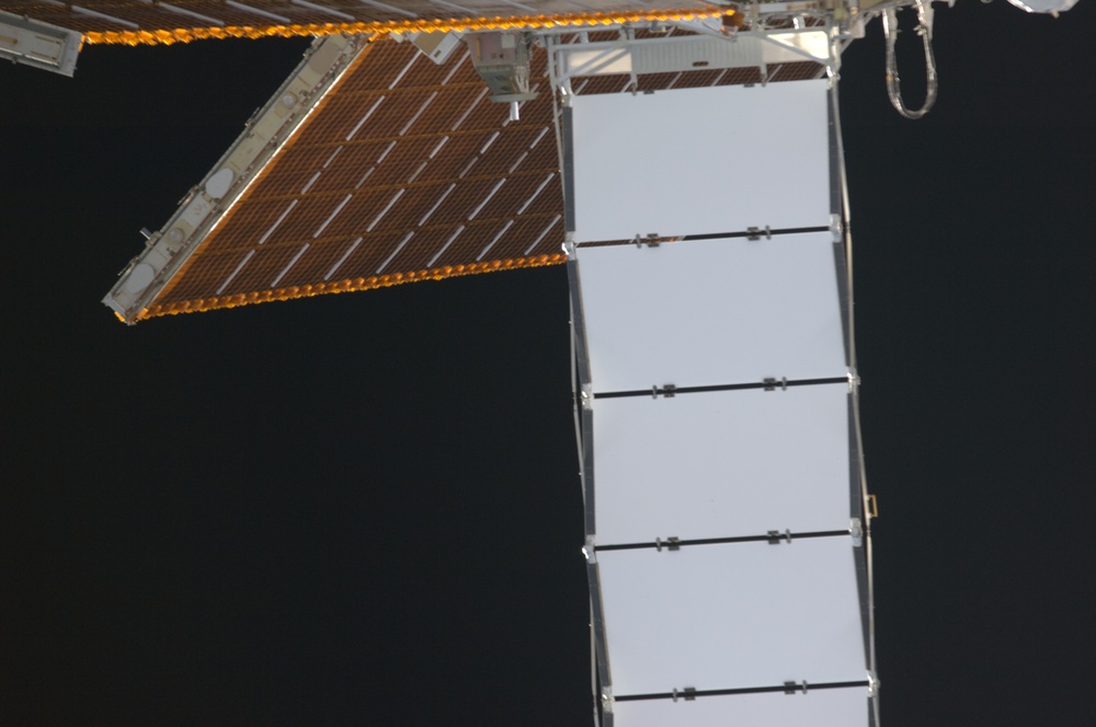 ISS during arrival of STS-127 Space Shuttle Endeavour