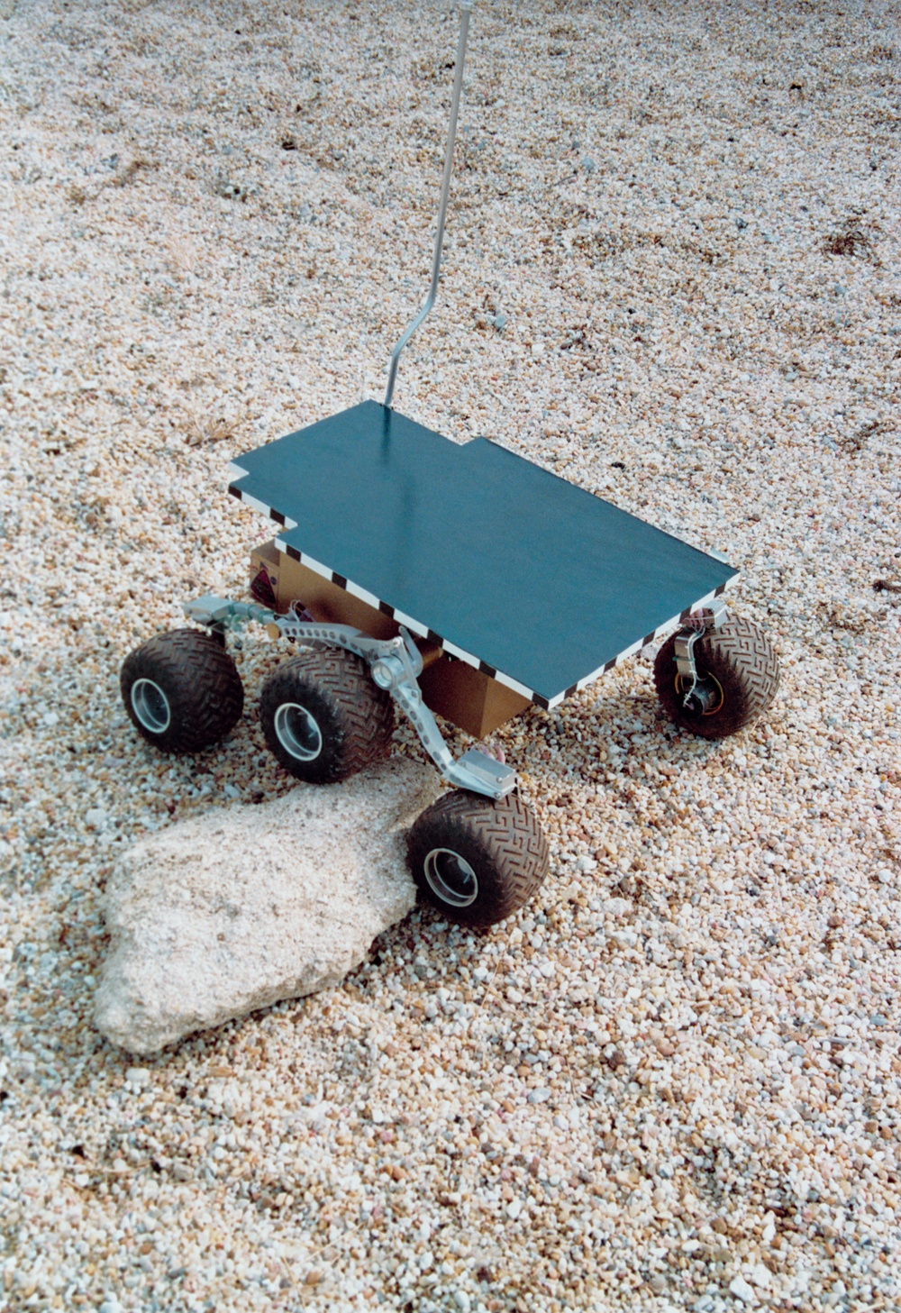 Pathfinder/Sojourner 1.1 mockup at KSC News Center