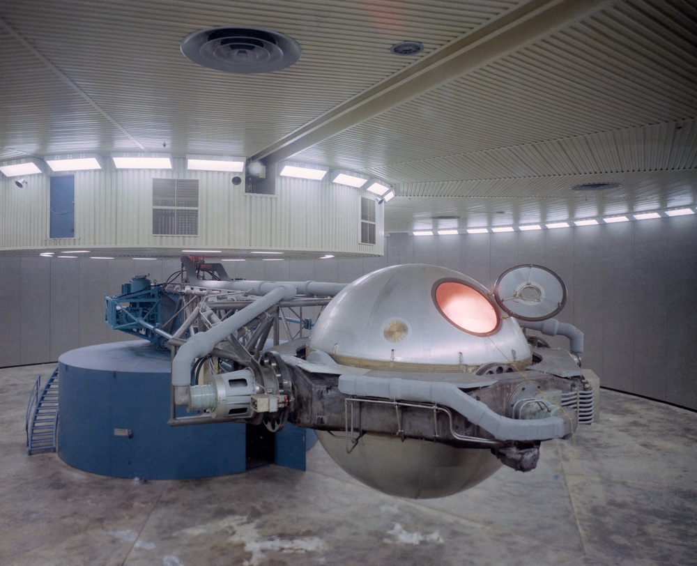 View of new centrifuge at Flight Acceleration Facility