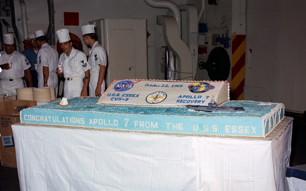 RECOVERY -  APOLLO 7 RECEPTION