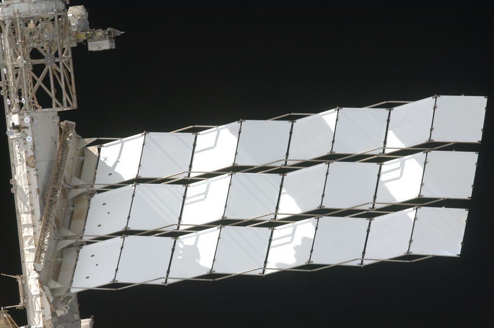 ISS during arrival of STS-127 Space Shuttle Endeavour