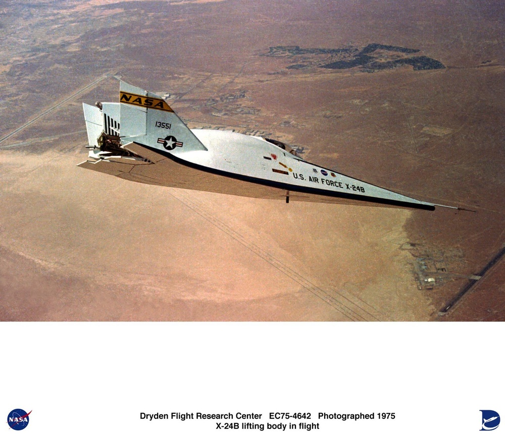X-24B over Edwards AFB