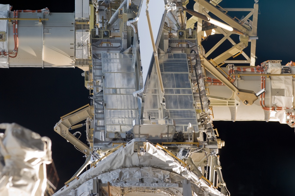 Survey view of S4 Truss during Joint Operations