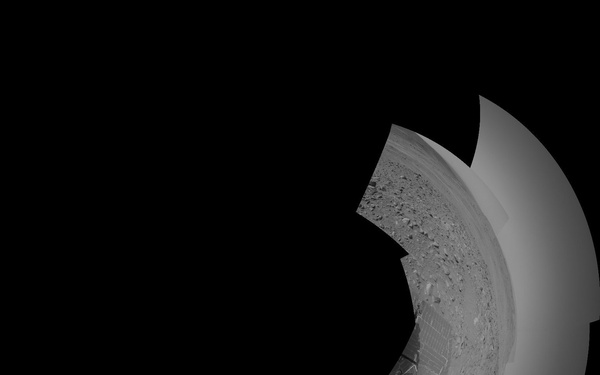 Spirit's View on Sol 399 (Polar)