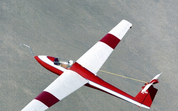 Schweizer 1-36 in Flight - Deep Stall Research Study