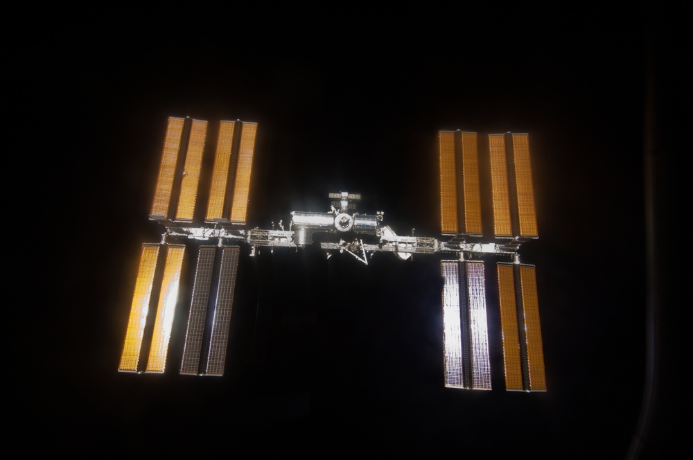 ISS Flyaround views from STS-119