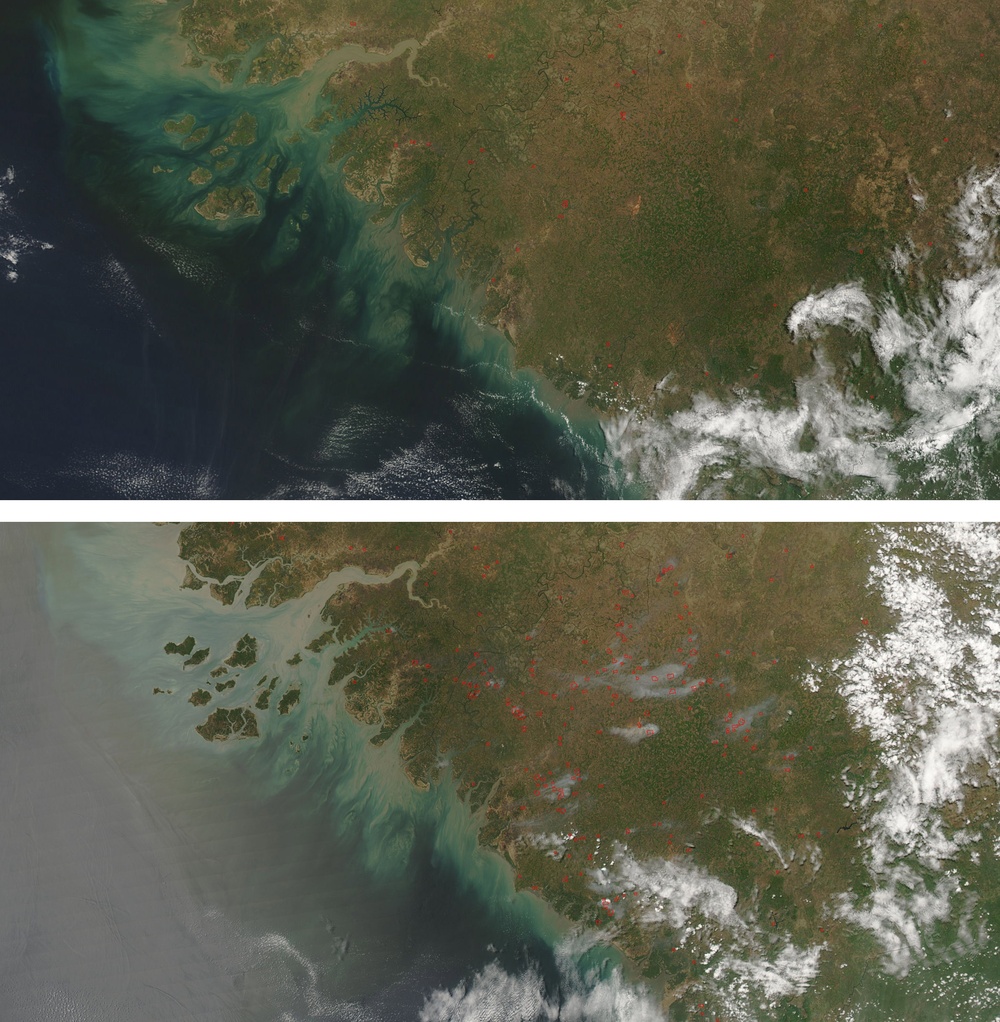 Fires in Guinea-Bissau: Natural Hazards