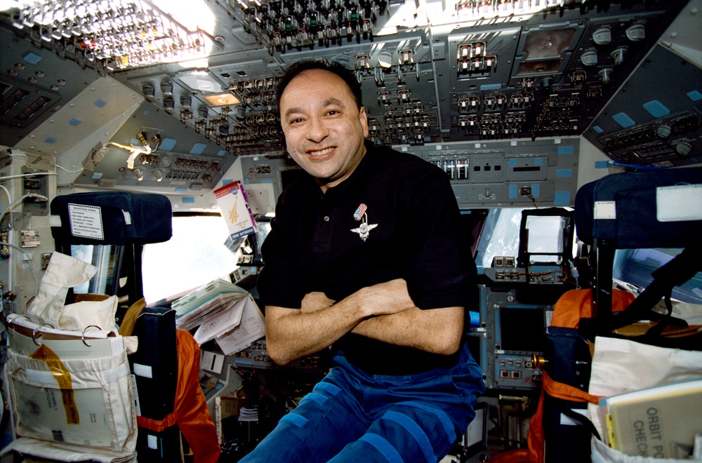 PLT Polansky on the flight deck