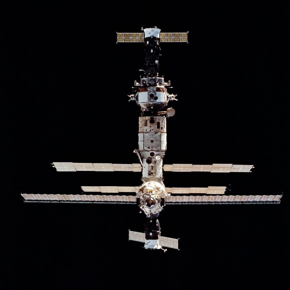 Mir Space Station viewed from STS-63