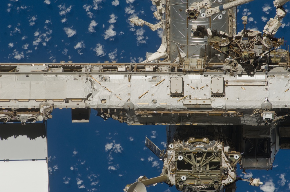 ISS Flyaround views from STS-119