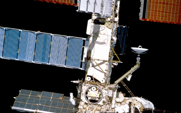 Various views of the Destiny Laboratory module and the ISS