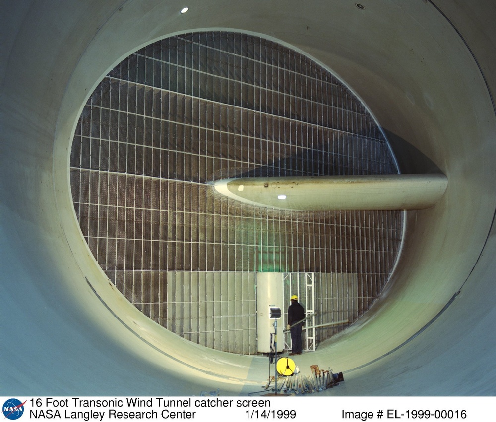 16 Foot Transonic Wind Tunnel catcher screen