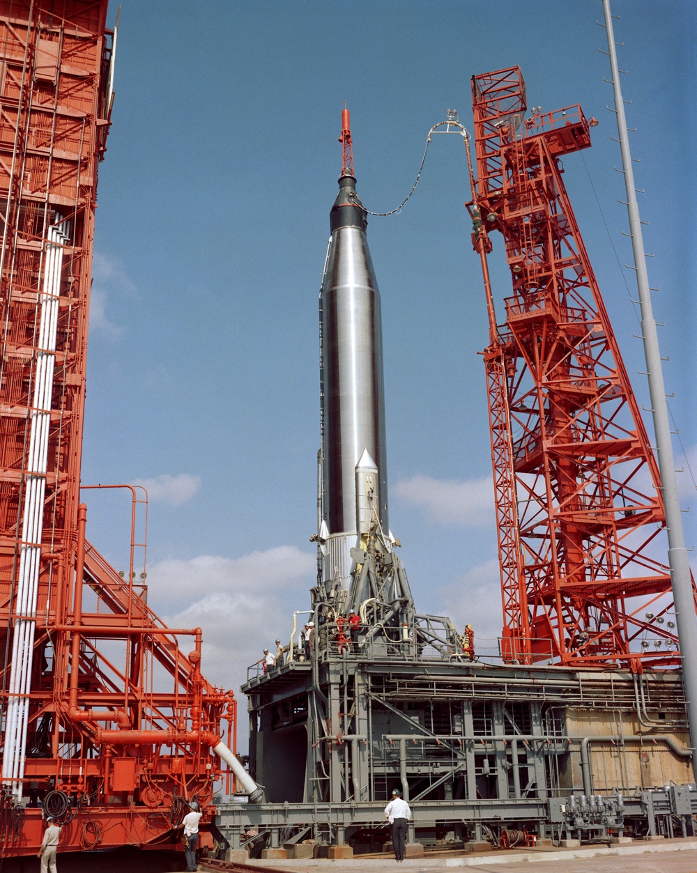 MERCURY-ATLAS (MA)-IX - PAD 14 - LAUNCH PREP - CAPE