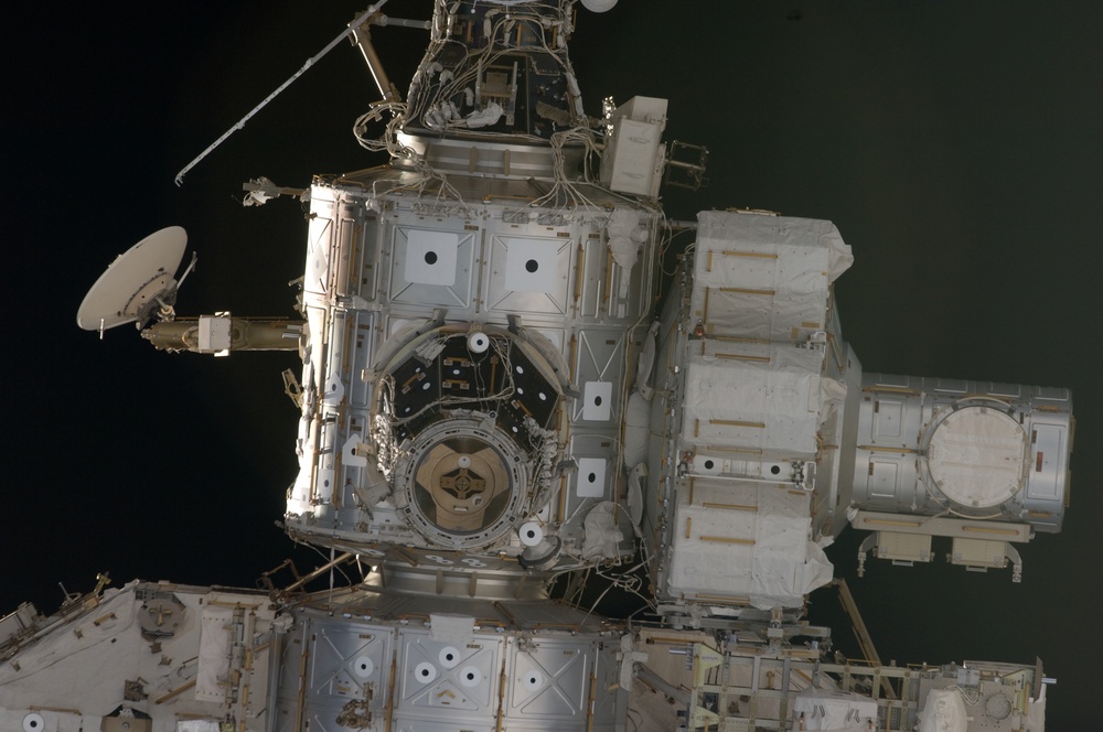 ISS during STS-119 Approach