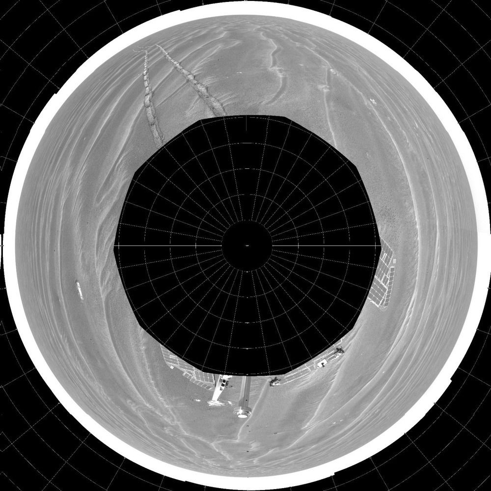 Opportunity View on Sol 397 (polar)