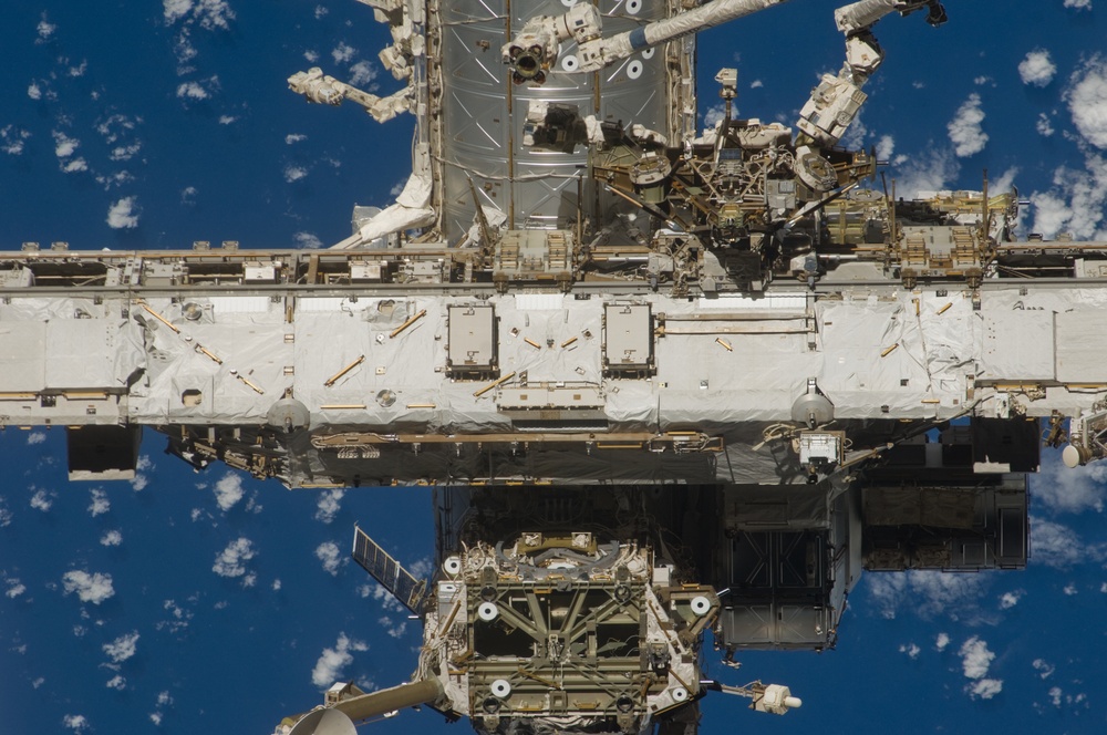 ISS Flyaround views from STS-119