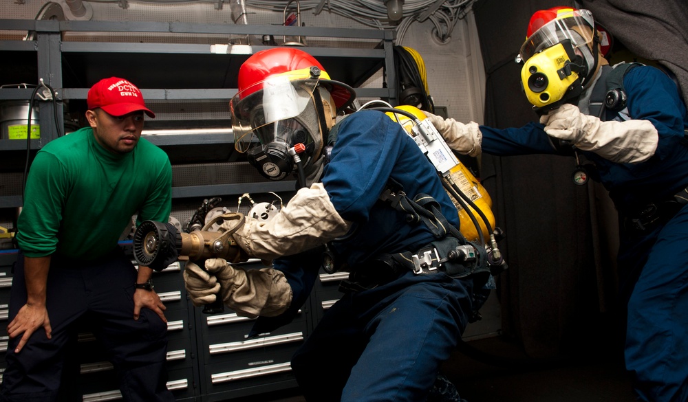 USS John C. Stennis general quarters drill