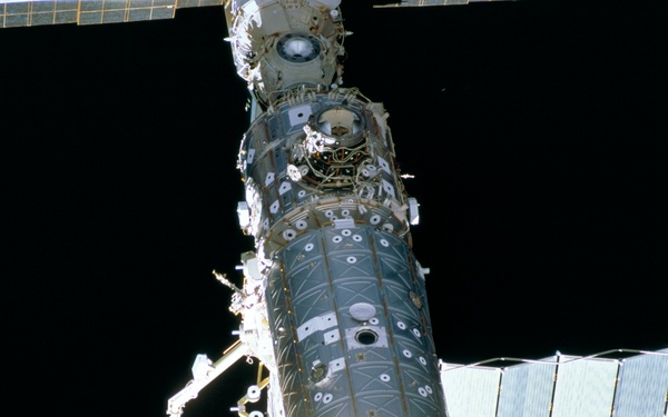 Various views of the Destiny Laboratory module and the ISS