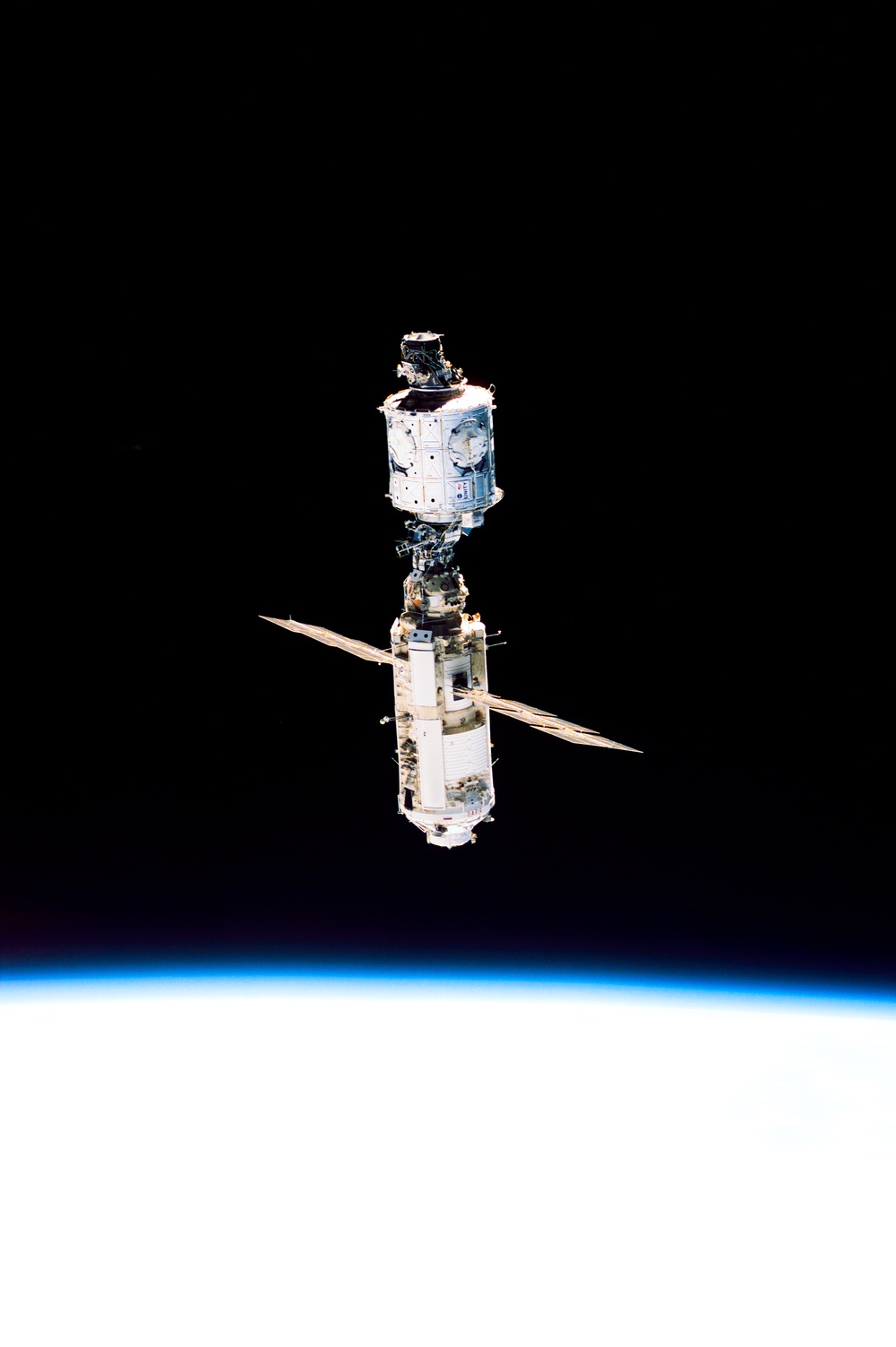 View of the International Space Station in orbit