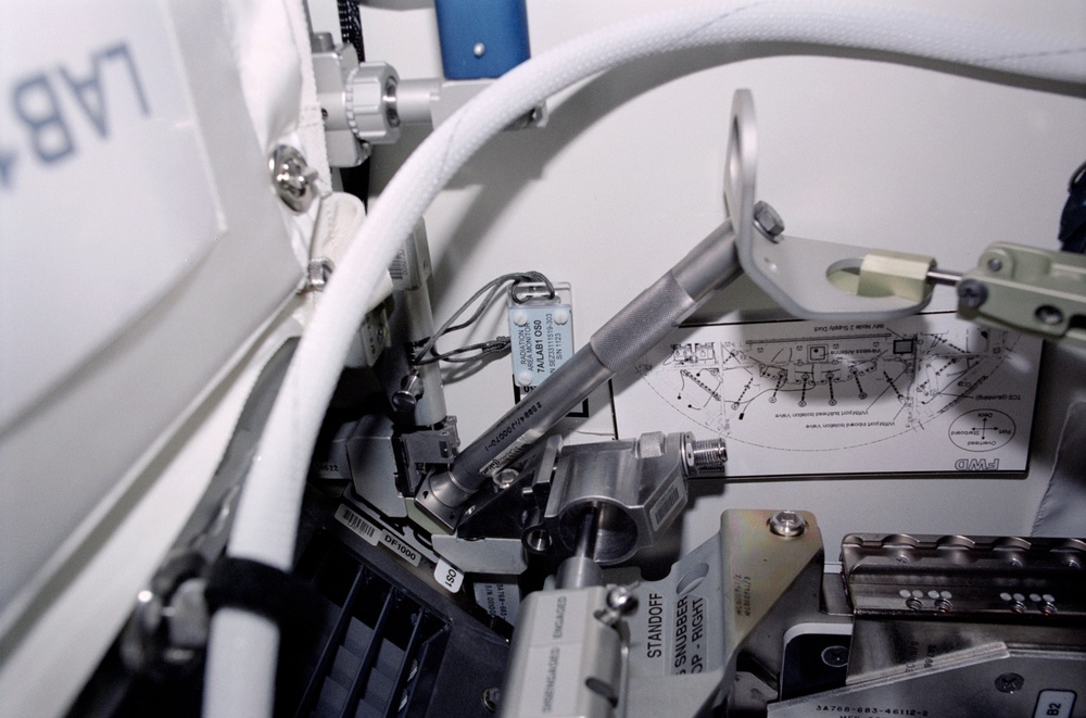 U.S. Lab, Radiation Area Monitor (RAM)(Dosimeter) labeled 7A/LAB1OS0